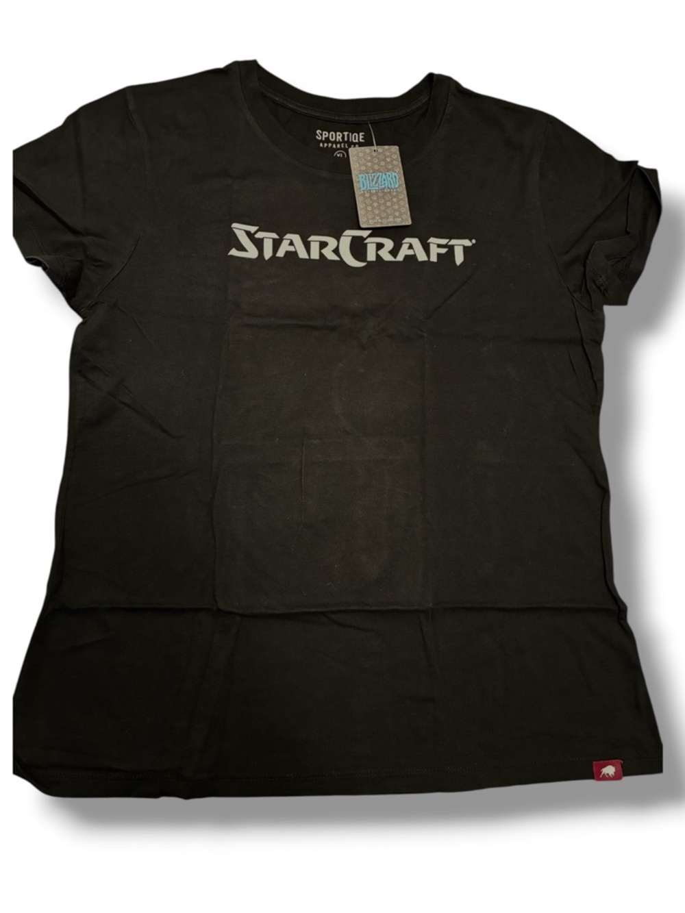 🖤 NWT Blizzard StarCraft Logo Tee Womens XL Black Sportiqe Graphic Shirt